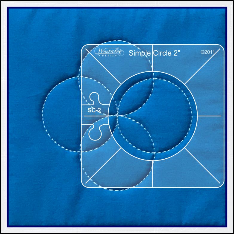 Sew Steady (Westalee) Free Motion Quilting Sampler Set #1, For Domestic Low  Shank