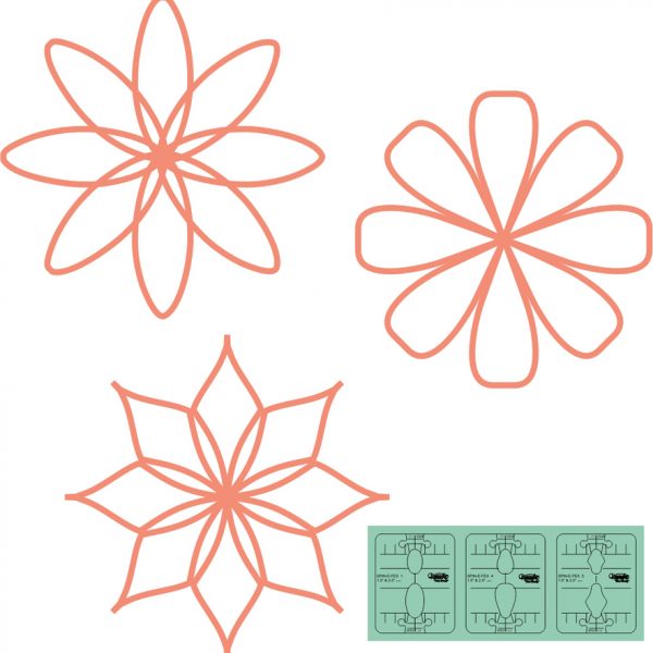 Quilting Template, 3 Piece Simple Hexagons Set by Westalee Design – Millard  Sewing Center