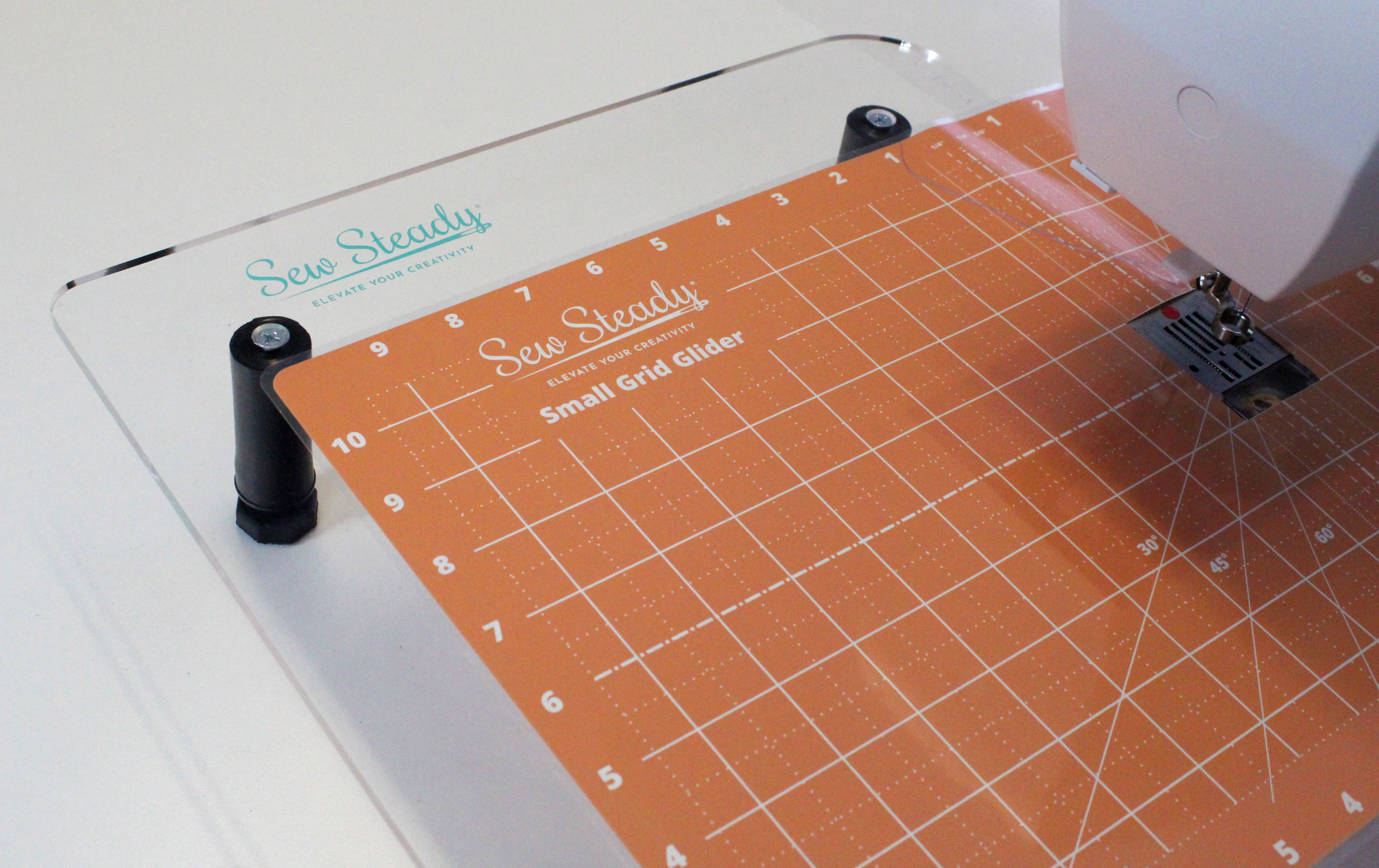 Sew Steady Free Motion Quilting Slider Mat Grid Marked 12 x 20 with Tacky Back 