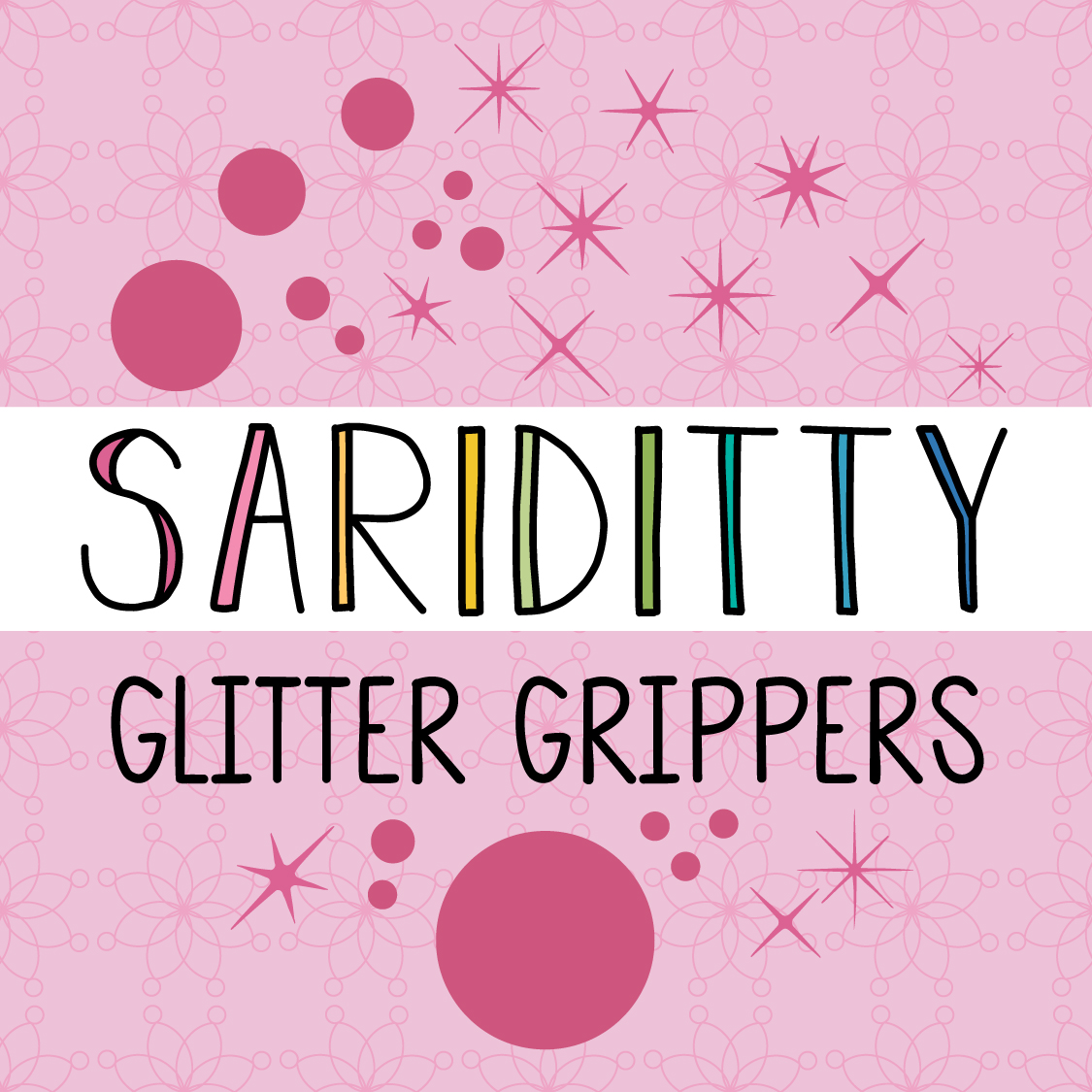 SARIDITTY Circle Glitter Grippers 30pc Set – Sew Steady