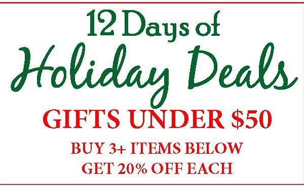 12 DAYS OF HOLIDAY DEALS STOCKING GIFTS UNDER $50