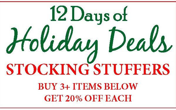 12 DAYS OF HOLIDAY DEALS STOCKING STUFFERS UNDER $20